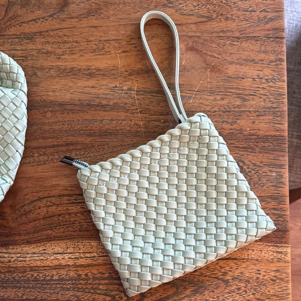 Source Unknown Mint Green Woven Shoulder Bag - Picture 7 of 9